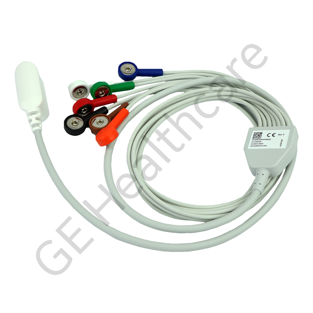 Holter Leadwire Set Seven Leadwire Three Channel 105cm AHA Holter Leadwire Set Seven Leadwire Three Channel 105cm AHA